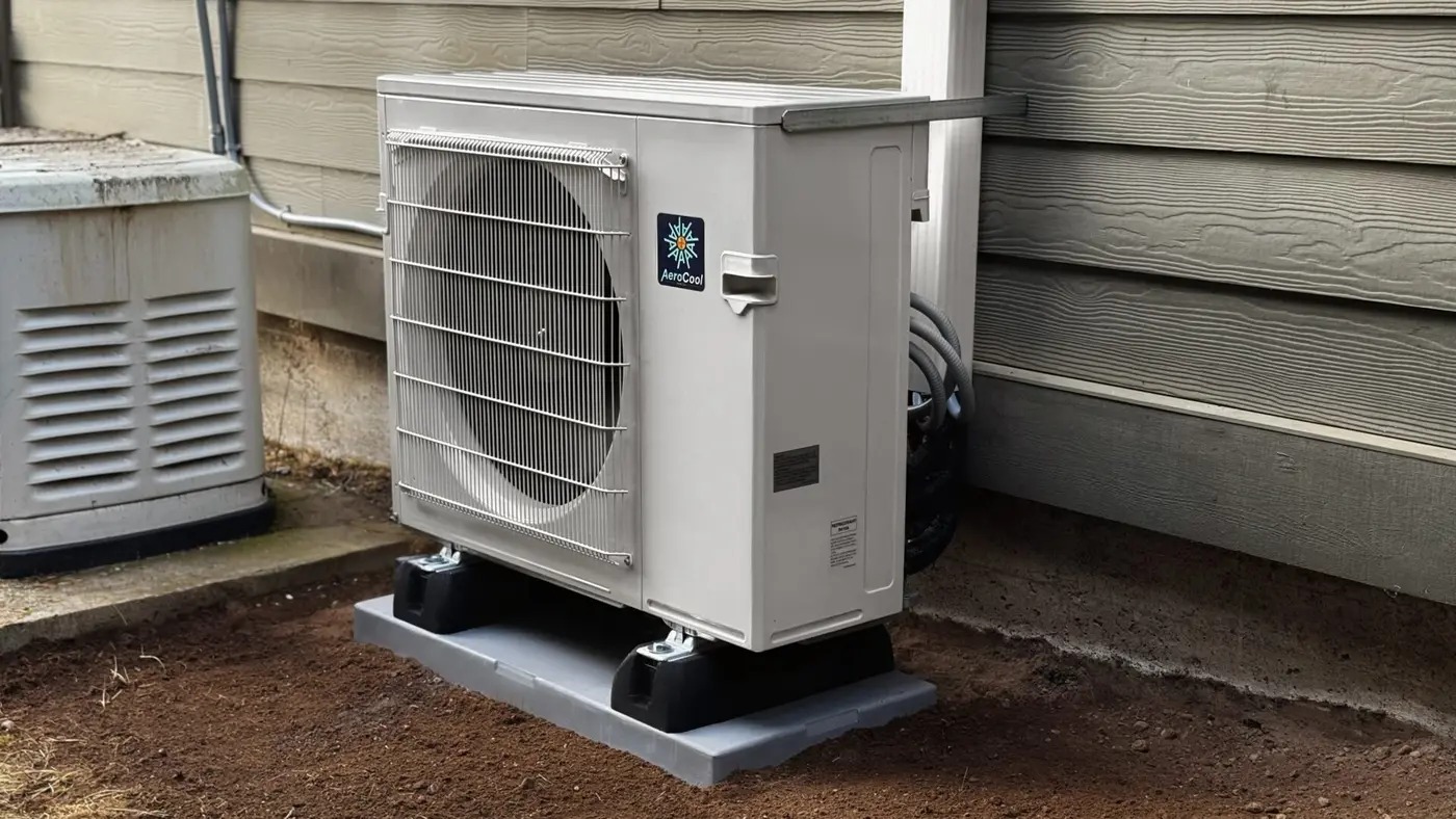 Ductless condenser changeout